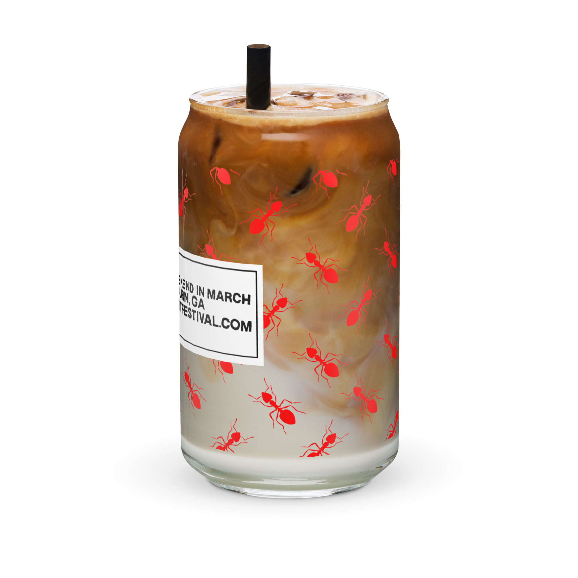 Fire Ant Festival Can-shaped glass - Image 3