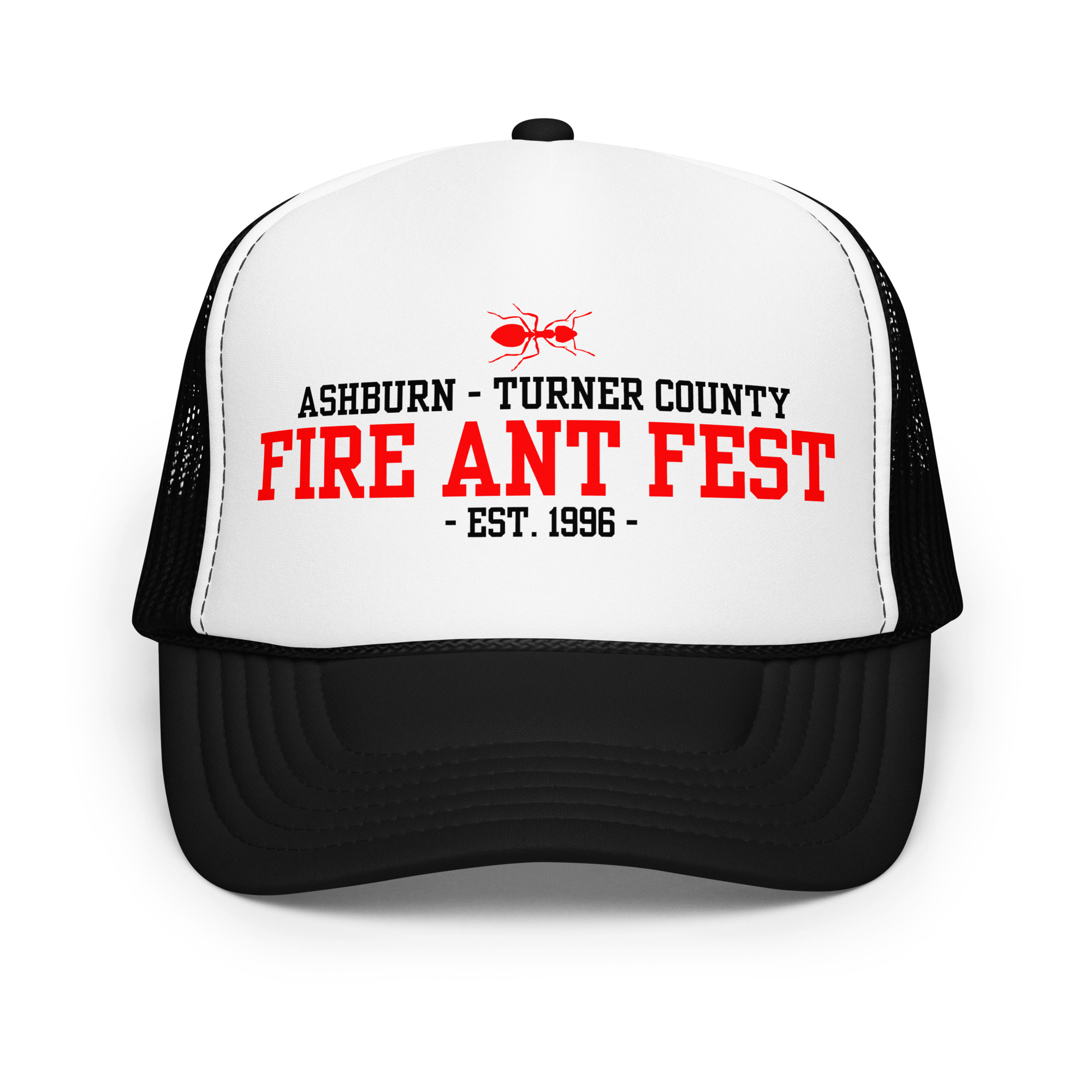 Fire Ant Festival Foam trucker hat - Image 6