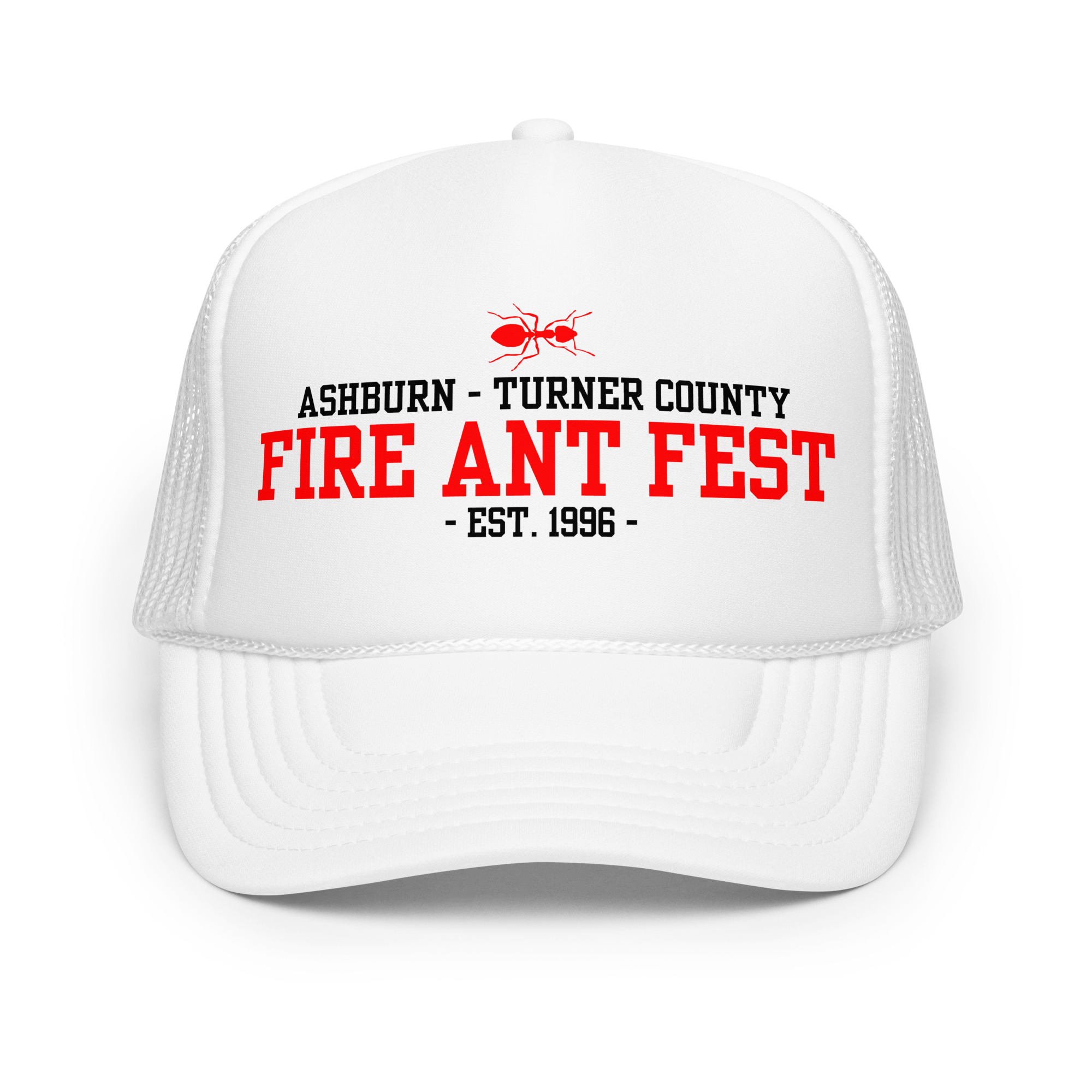 Fire Ant Festival Foam trucker hat - Image 9