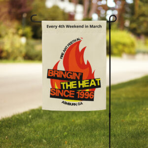 "Bringin' the Heat" Double-Sided Garden flag