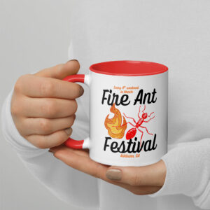 Fire Ant Festival Mug with Color Inside