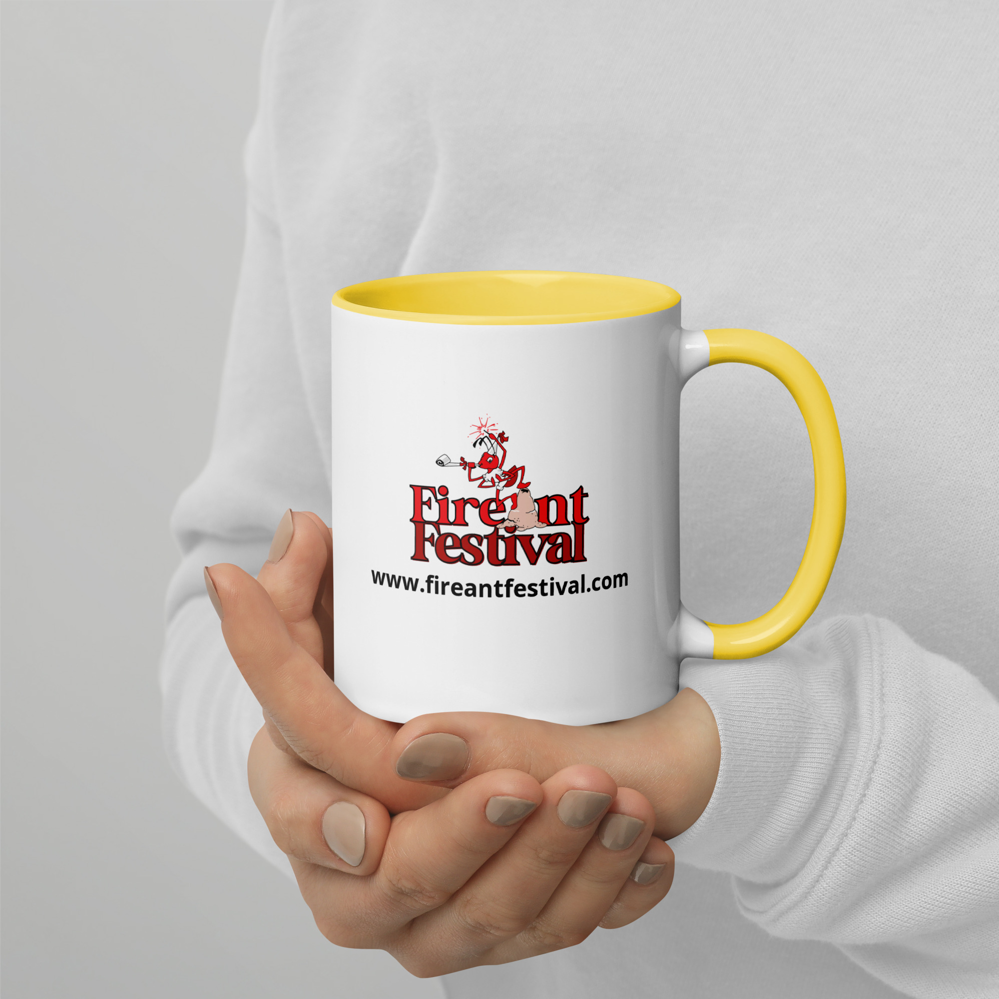 "Bringin' the Heat" Mug with Color Inside - Image 6